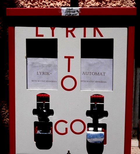 Bild: Lyrik to go in Tübingen, Foto: Ulrich Mehling