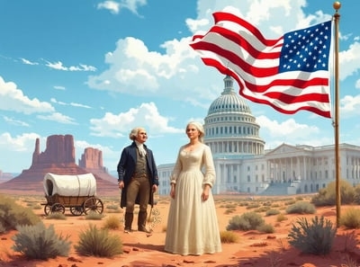 Bild: 250 Jahre USA (KI)