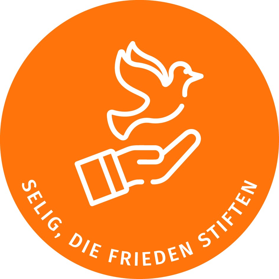 Bild: Selig, die Frieden Stiften - Jahresthema 2026 der Hauptabteilung Kirche und Gesellschaft DRS